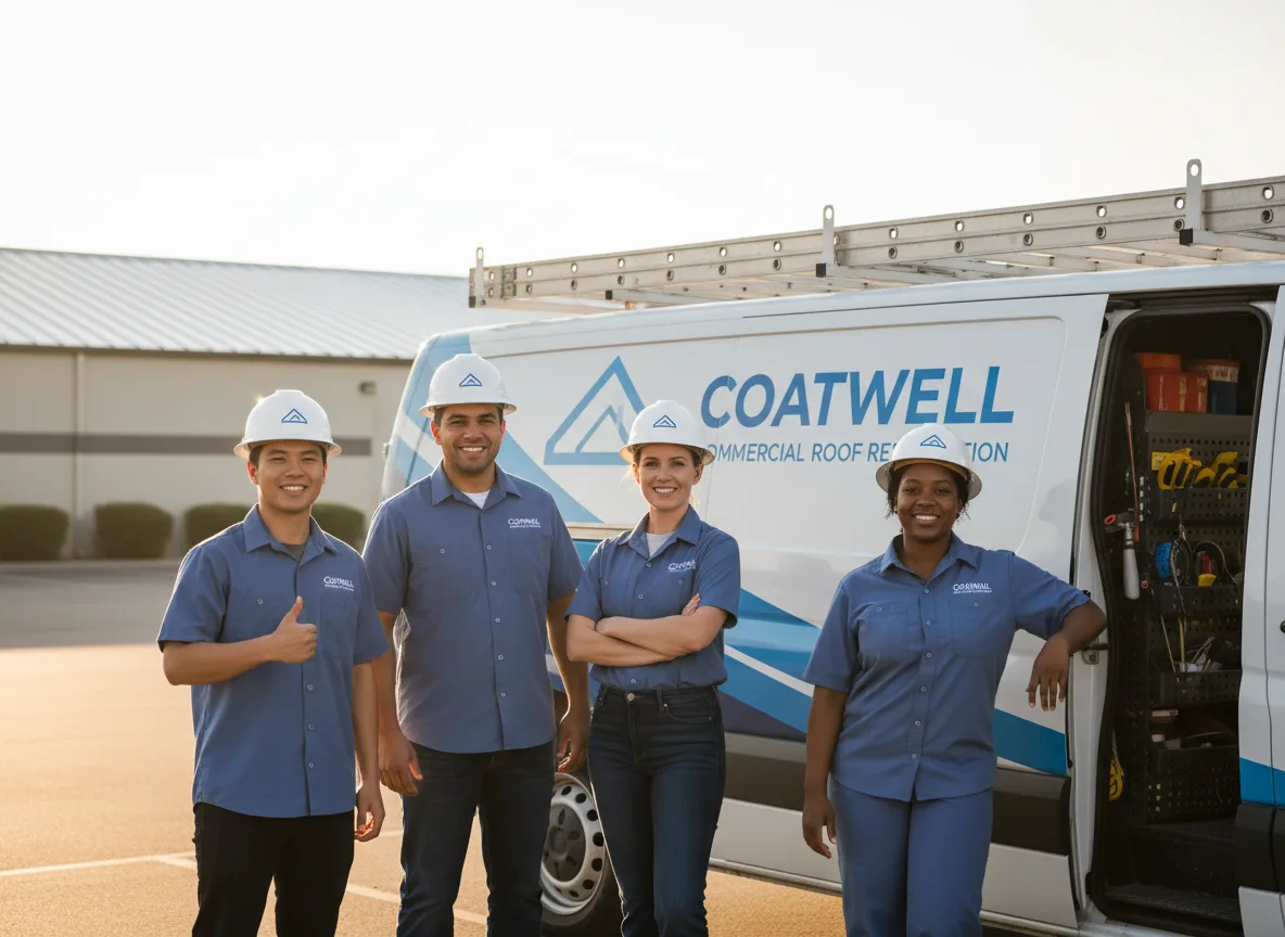Commercial roof coating company in Rule, TX